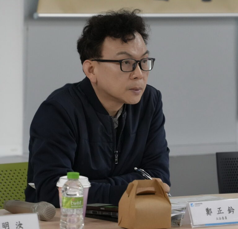 鄭正鈐表示，他尊重民主程序，也尊重每一位公民依法行使的權利。(圖／鄭正鈐國會辦公室)