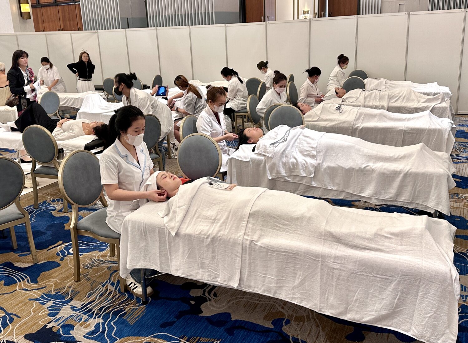 美學風尚創新魅力大賞動態競賽每位選手努力於賽場上拿出實力競爭交流。（圖/記者林照東攝）