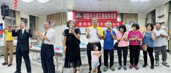 劉承武檢察官帶領現場公益團體一同溫馨歌唱。