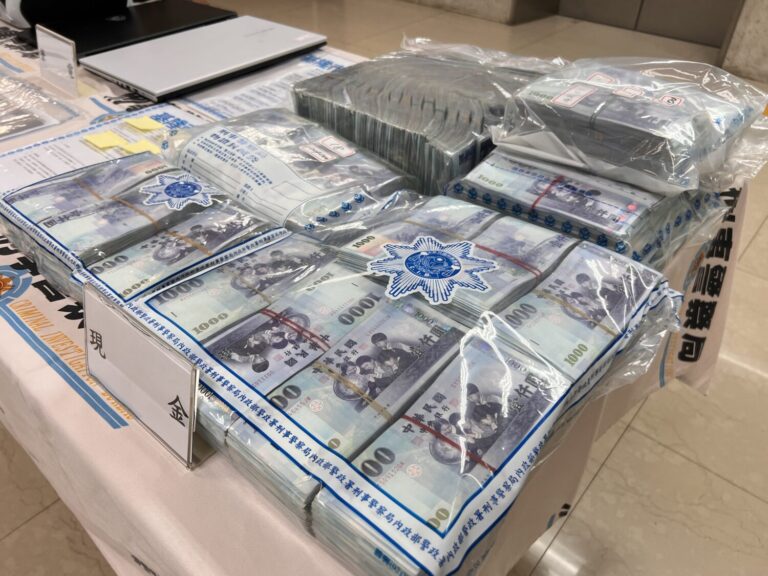 刑事局查獲全國最大店頭業者涉嫌詐欺、洗錢案。(刑事局提供)