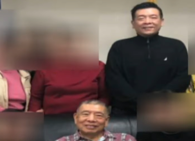葉明財綽號「牛財」，為北市老字號幫派牛埔幫創幫大佬，其子葉林傳（後者）為台北市議會副議長。（圖：讀者提供）