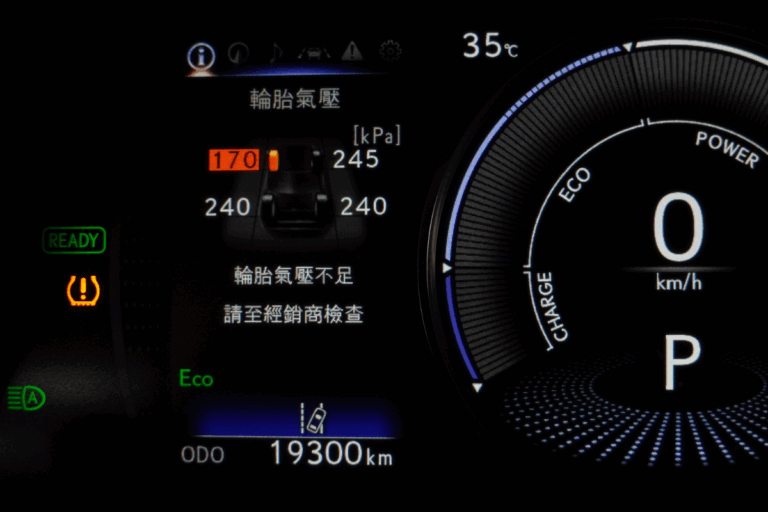 原廠胎壓偵測系統。圖片來源：Orange TPMS