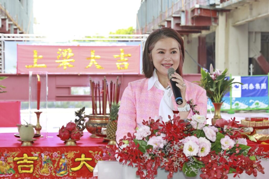 全球人壽董事長林文惠致詞時表示，總部園區不僅是企業營運核心，更結合永續、AI應用、幸福健康職場等全球人壽核心價值，也體現全球人壽深耕台灣的承諾。（圖/全球人壽提供）