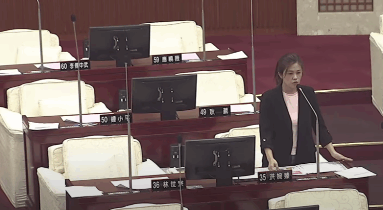 洪婉臻指出北市幼兒園稽查三年僅一次，市府監督機制慢半拍。(翻攝畫面)