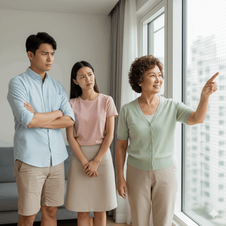 看房遇到奇葩房東示意圖。（圖/AI生成示意圖）