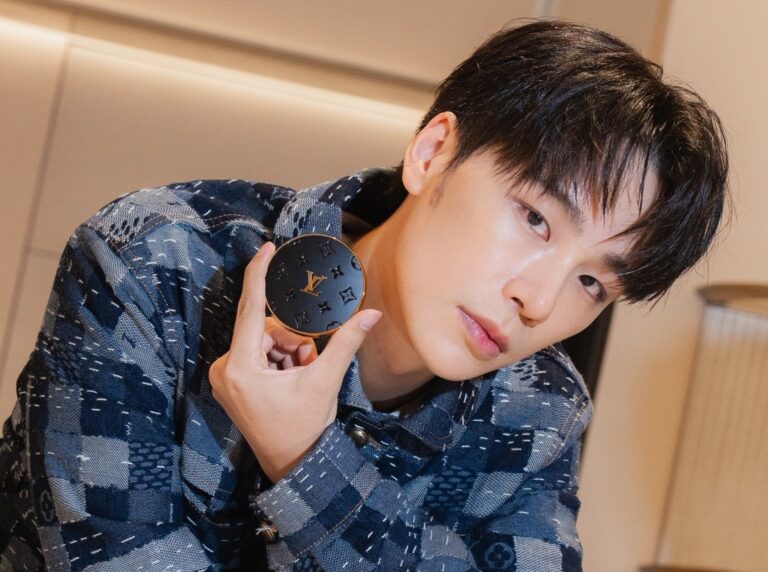 被譽為「鬼片大師」與「最帥特化師」的儲旭，近日受Louis Vuitton La Beauté之邀，出席其最新愛好合作盛會。(圖/夸克傳媒 提供)