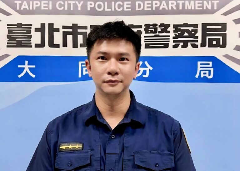 台北市警察局大同分局寧夏路派出所警員簡志臣