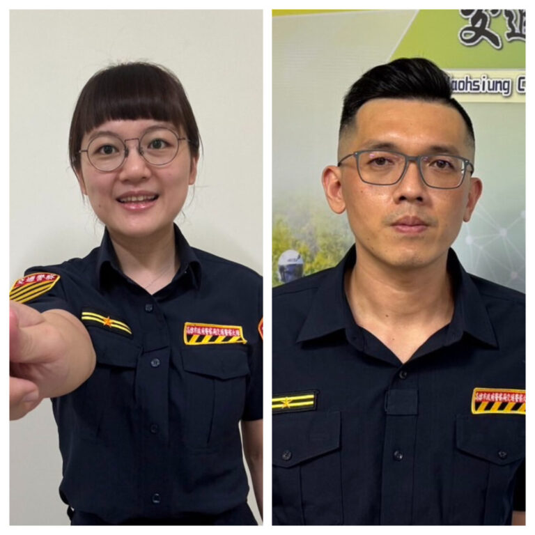高市警交通大隊迎新血 左營、岡山分隊新任分隊長報到。〈圖/記者蔡宗武翻攝〉