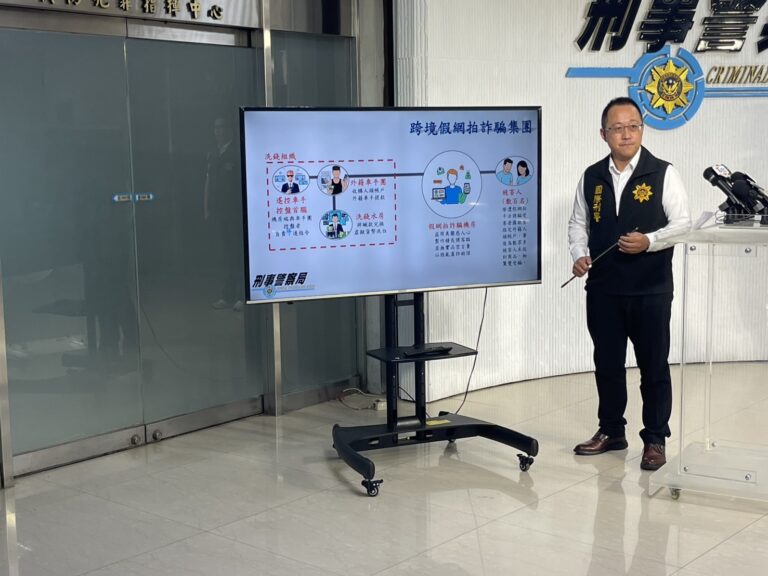 案情說明:國際刑警科(偵一隊)隊長張詔雄(記者徐煜勝翻攝)