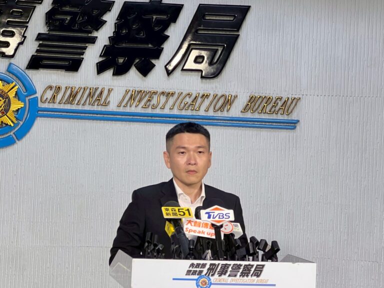 刑事局三大二隊隊長陳彥宇說明案情。(記者徐煜勝翻攝)