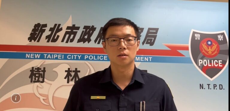 彭厝派出所所長陳祺哲說明案情(圖/記者戴昱弘 翻攝）