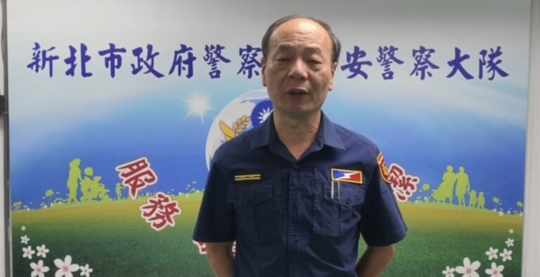 保安警察中隊長洪志勳(圖/記者戴昱弘 翻攝）