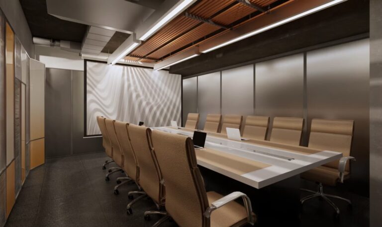 Red Space 商務會議室配置齊全，結合現代設計與專業設備，提供高效且舒適的交流環境。（圖／Red Space 提供）