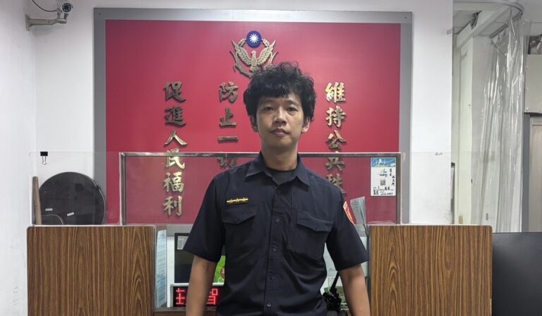 萬華分局莒光派出所警員張忠仁。