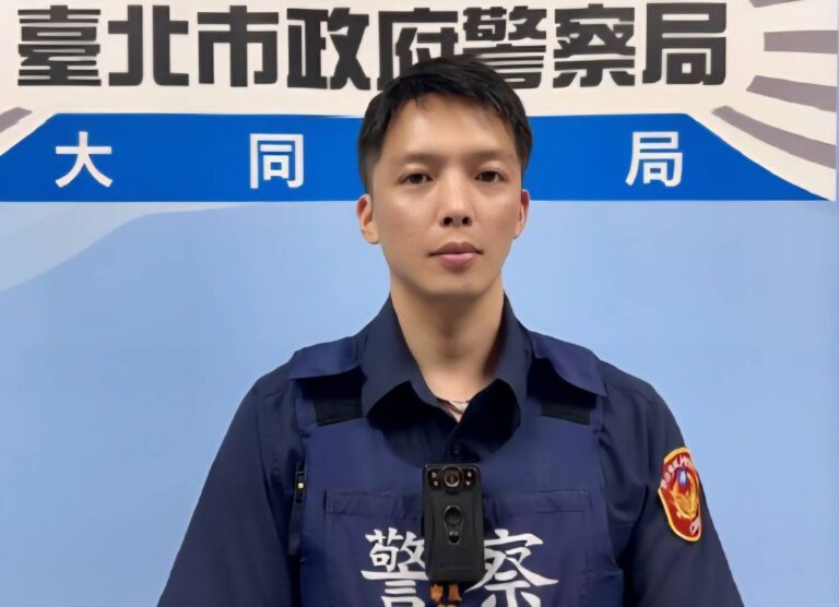 大同分局寧夏路派出所警員王文宏。