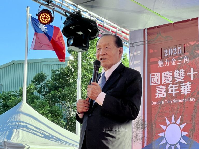 國防安全研究院董事長、一級上將霍守業致詞表示：異域故事永遠流傳。(記者/司徒 攝）