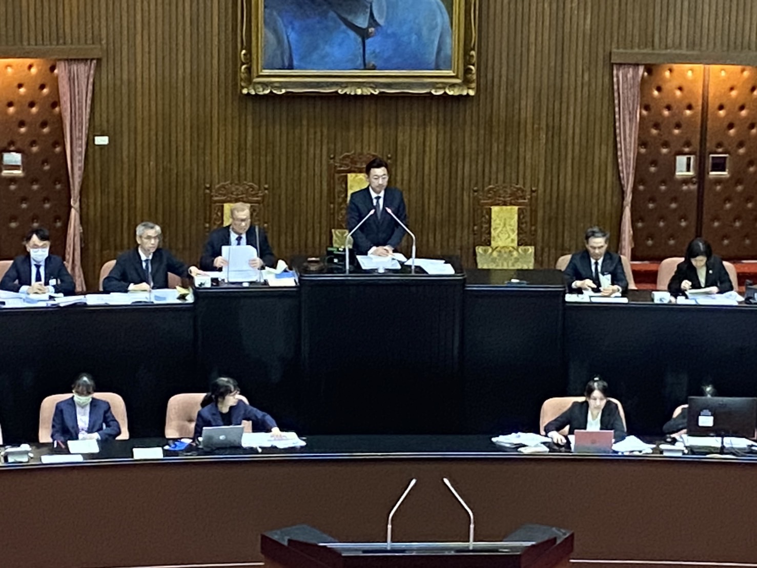 立法院院會今日上午由立法院副院長江啟臣主持。(記者 包克明攝)