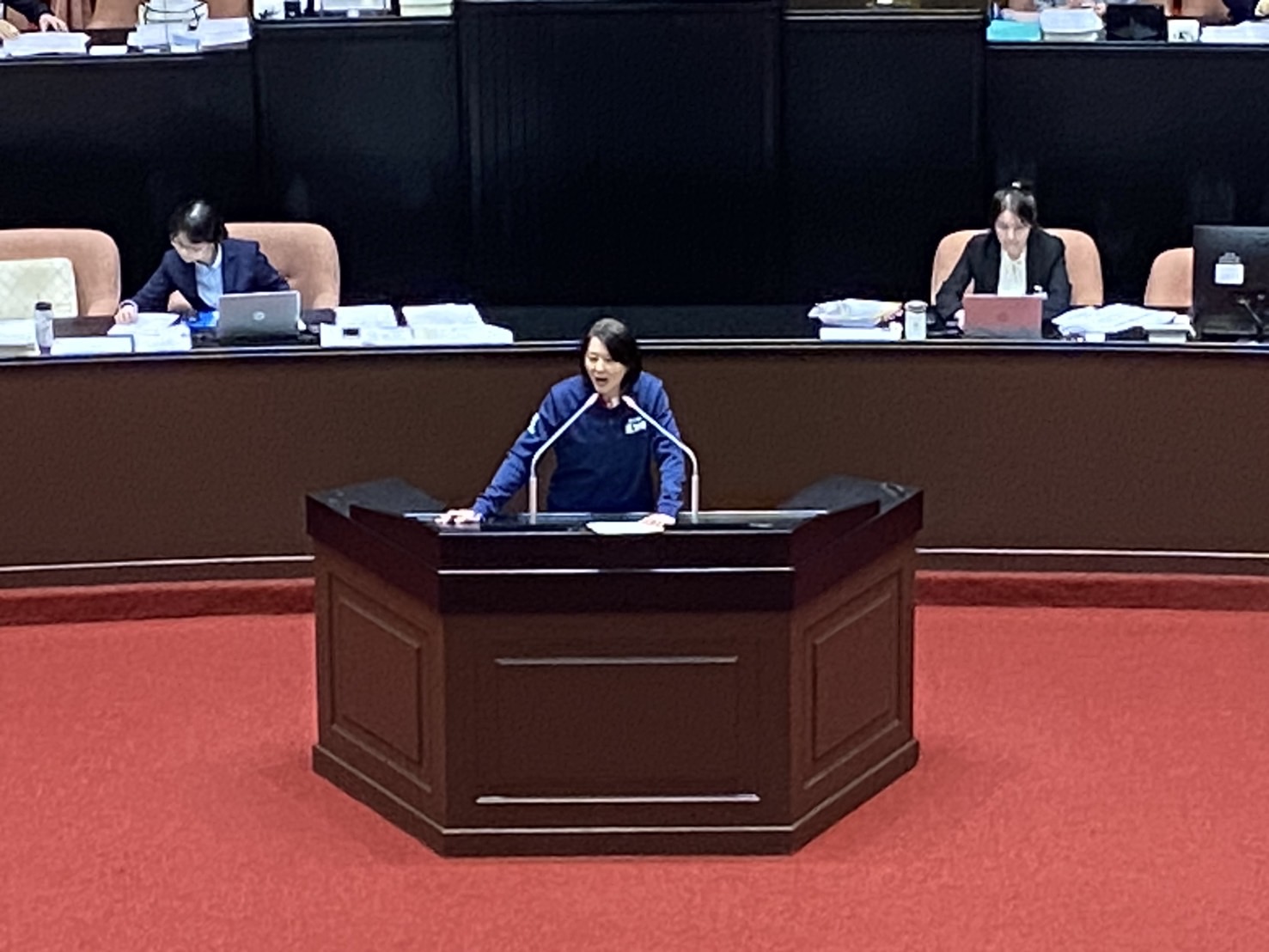 本身是媒體出身的國民黨立委王鴻薇在立法院表現十分認真，廣獲好評。(圖／資料照片)