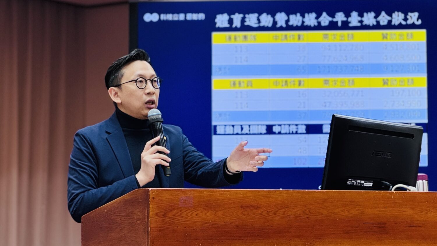 葛如鈞指出,平台兩年僅募得1200萬元,距離運動員及團隊超過2.5億元的需求落差巨大。(圖/葛如鈞國會辦公室)