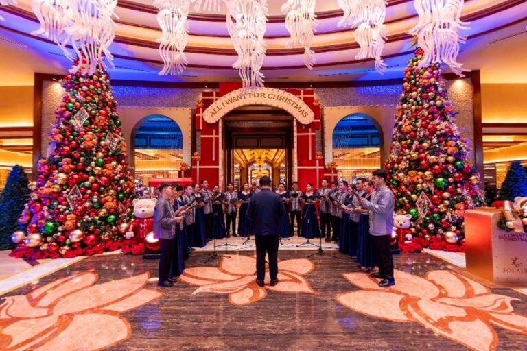 Solaire 揭幕奢華聖誕季，從點燈儀式到節慶饗宴打造最耀眼假期。（圖／文Solaire晨麗娛樂度假城提供）