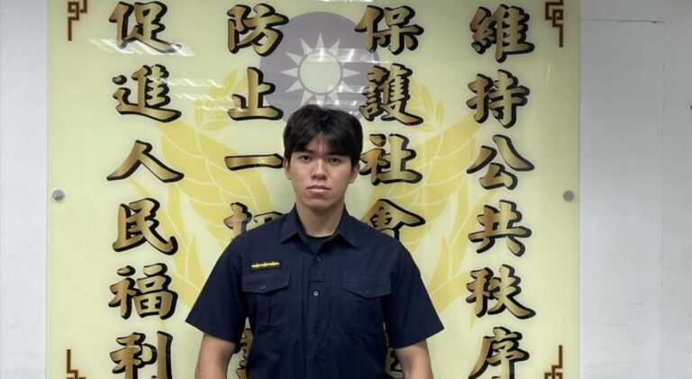 萬華分局青年路派出所警員邱漢祥。