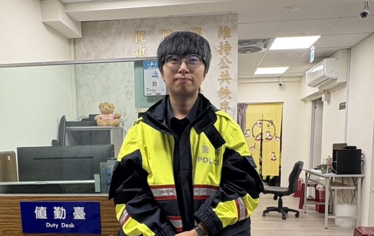 萬華分局東園街派出所警員吳孟樵。