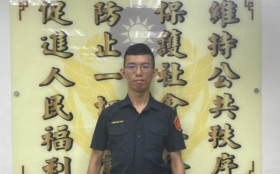 萬華分局青年路派出所警員盧立承。