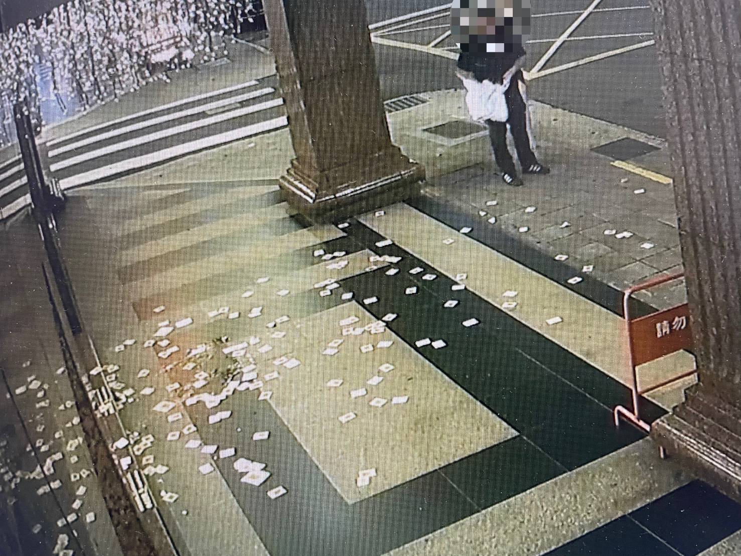 大同分局轄區內有觀光飯店及會計師事務所報案稱遭人催討債務、灑冥紙及丟雞蛋等恐嚇情事。