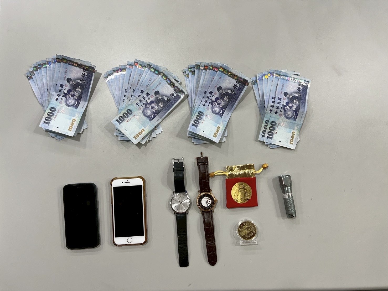 現場查扣之物品照片。