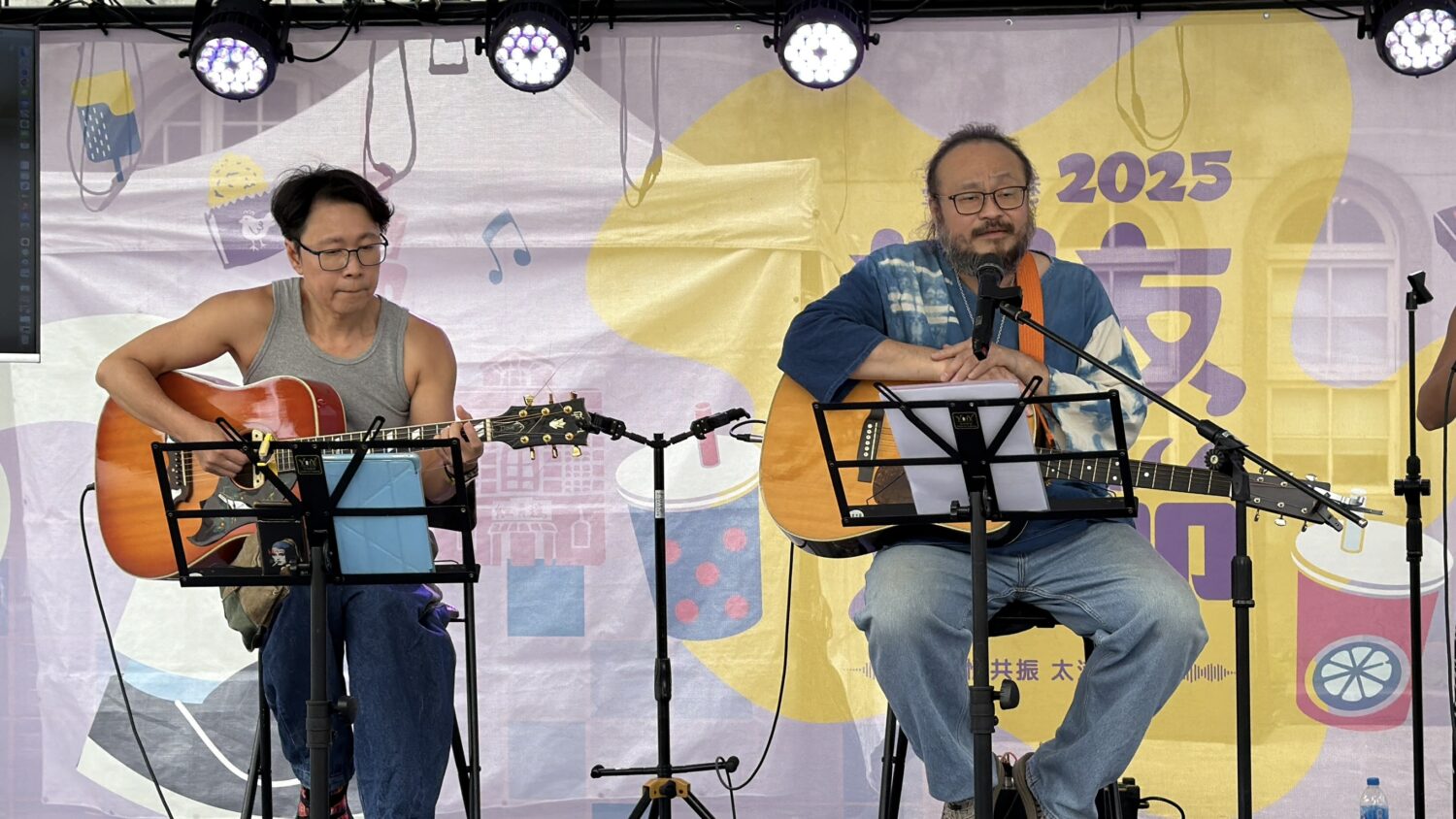 金曲歌王謝宇威、劉志遠限定組合,帶來多首粵語金曲、西洋金曲。(圖/好友港節 提供)