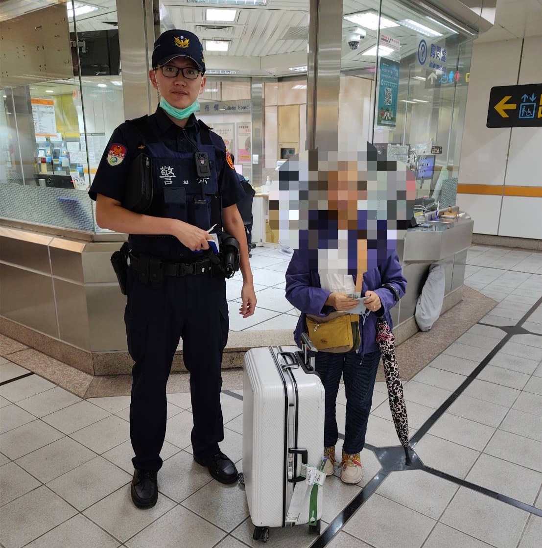 搶搭列車釀烏龍！行李箱搭走了　 婦人求助捷警即刻尋回 - https://www.watchmedia01.com