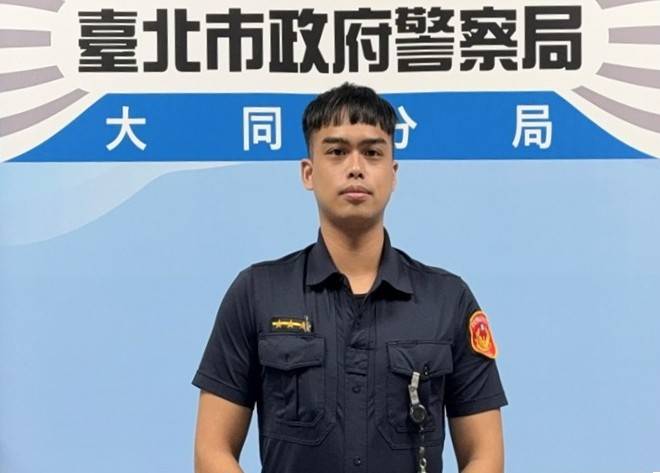 大同分局建成派出所警員劉愷恩。