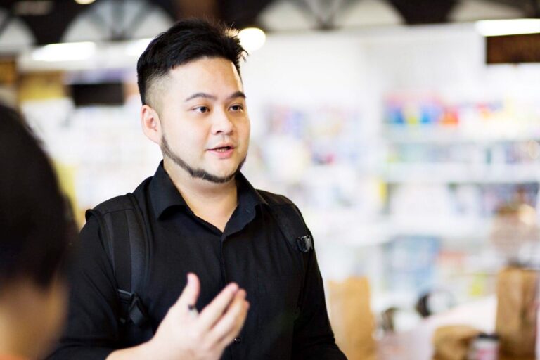 貝殼放大執行長林大涵認為，說故事能力是重塑信仰經濟的關鍵。(圖/貝殼放大 提供)