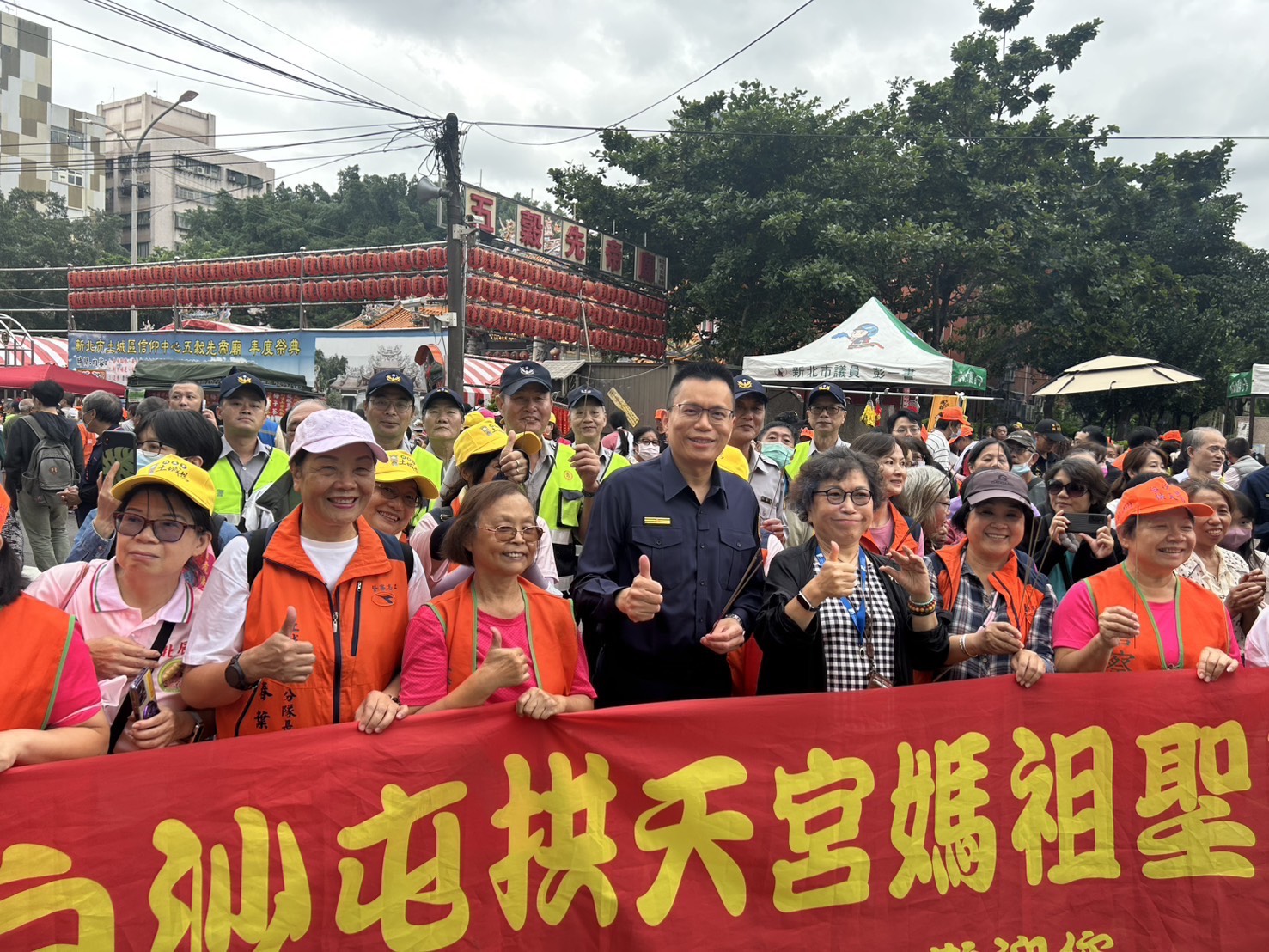 白沙屯媽祖聖駕贊境，萬人迎駕祈福千里香，警民協力共築祥和社區。(圖/記者澄石翻攝)