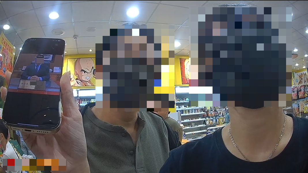 假檢察官詐騙遭識破，機警友人報警助警方即時攔阻。（圖/記者澄石翻攝）