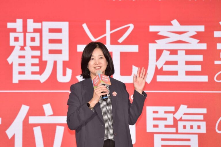 觀光署長陳玉秀參與「2025觀光產業數位博覽會」。(圖/交通部觀光署 提供)