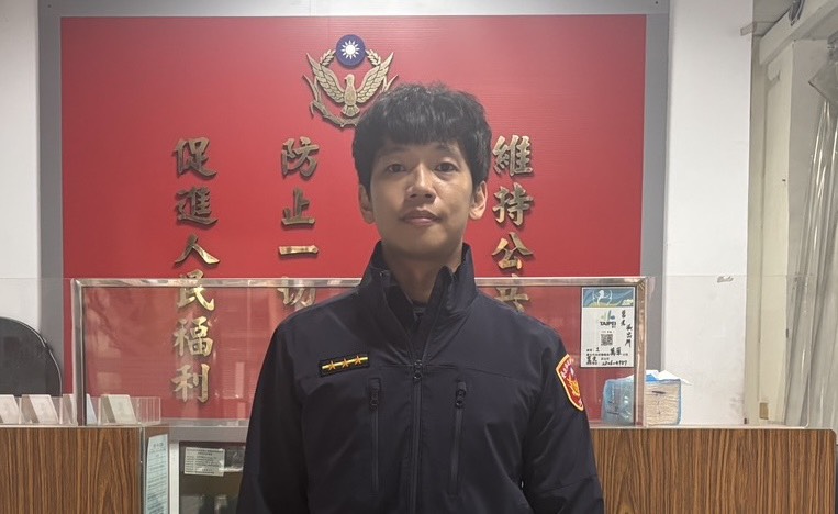萬華分局莒光派出所警員張忠仁。（圖／記者 趙靜姸翻攝）