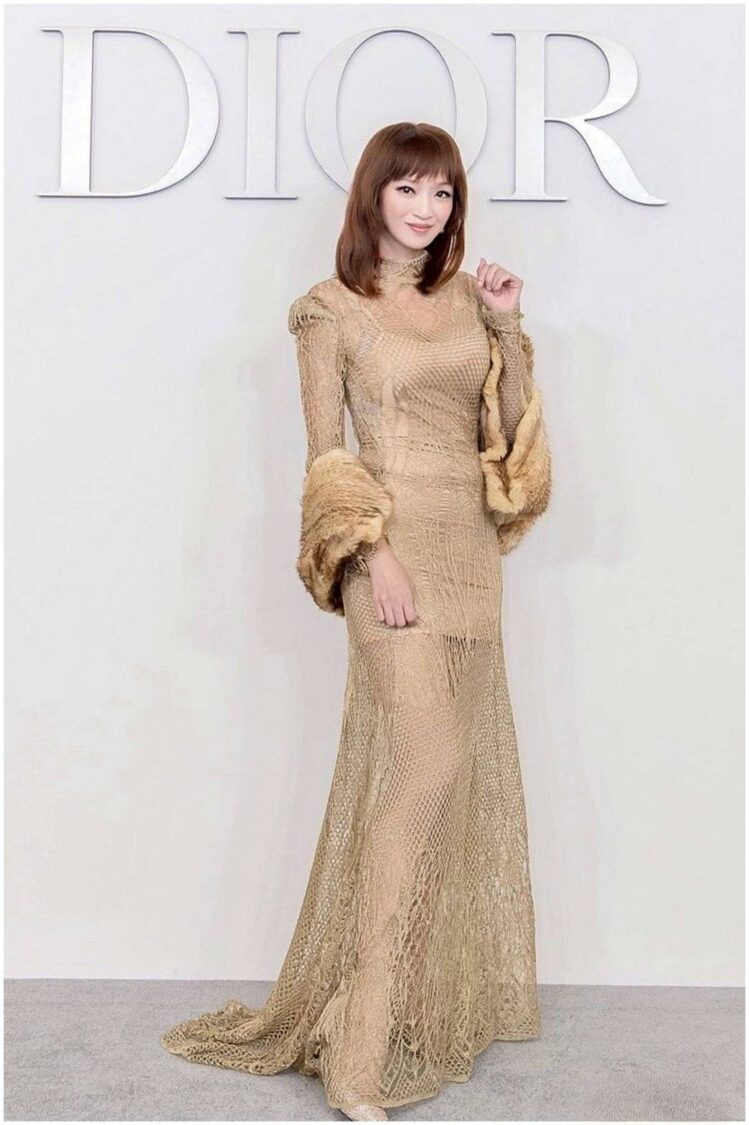 星光雲集的現場，前中國小姐黃秀慧尤為醒目。(圖/黃秀慧 提供)