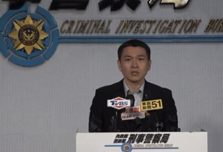 刑事局三大二隊隊長陳彥宇說明。(記者徐煜勝翻攝)