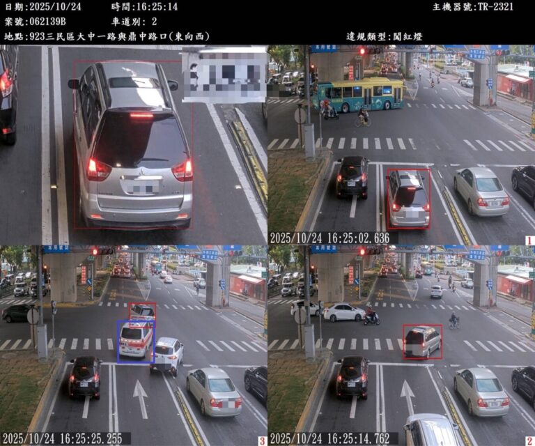 聽到救護車放心讓！高市警全國首創智慧影像過濾。〈圖／記者蔡宗武翻攝〉