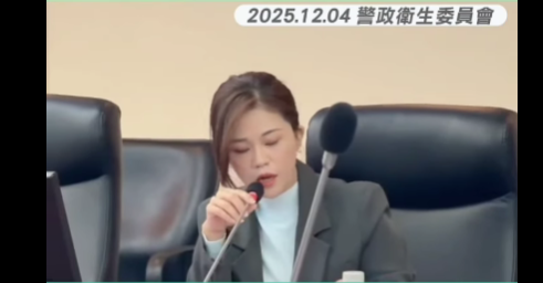 台北市議員洪婉臻爭取守望相助待遇應與義交平衡。(翻攝畫面)