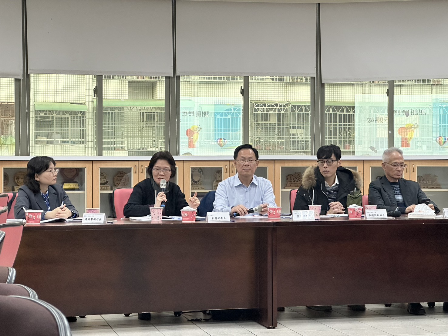 民眾黨立委劉書彬在協調會中發言。(圖／張啓楷國會辦公室)