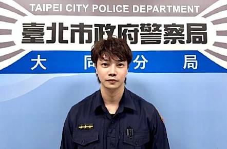 大同分局寧夏路派出所警員林東頡。(圖／記者戴昱弘 翻攝）