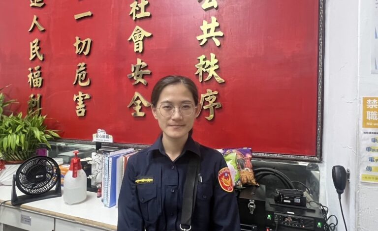 萬華分局華江派出所警員張秀如。（圖／記者 趙靜姸翻攝）