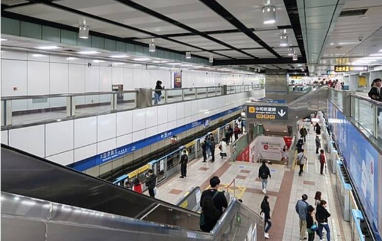 捷運站圖。(記者李健興翻攝)