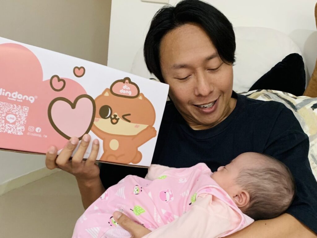 港星張啟樂,女兒在去年年底出生，晉升成為「港仔台爸」。(圖/張啟樂 提供)