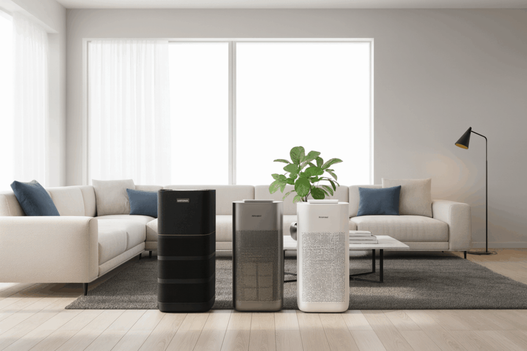 Honeywell 航太級系列太空機全系列功能一致,依適用空間大小區分三款機型,滿足不同居家與商用環境需求。(圖/業者提供)