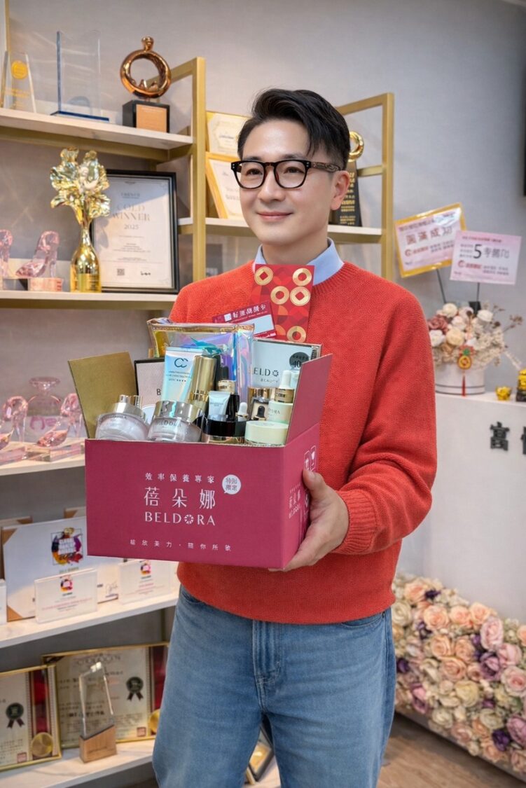 品牌創辦人Paul老師表示：「新年福箱不只是優惠，更是一種祝福。」(圖/蓓朵娜 提供)