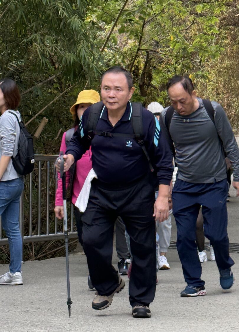 齊心登高、守護同行,保全產業不僅守護社會,內部也充滿向心力。(圖/記者蔡尚芸翻攝)