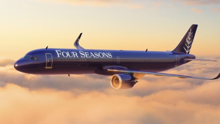 隨四季私人飛機直達全球目的地，尊享專屬管家與雲端奢華體驗。(圖／愛上旅遊提供)
